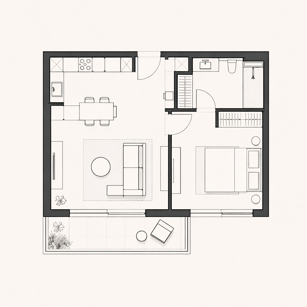 Unit 101 floor plan