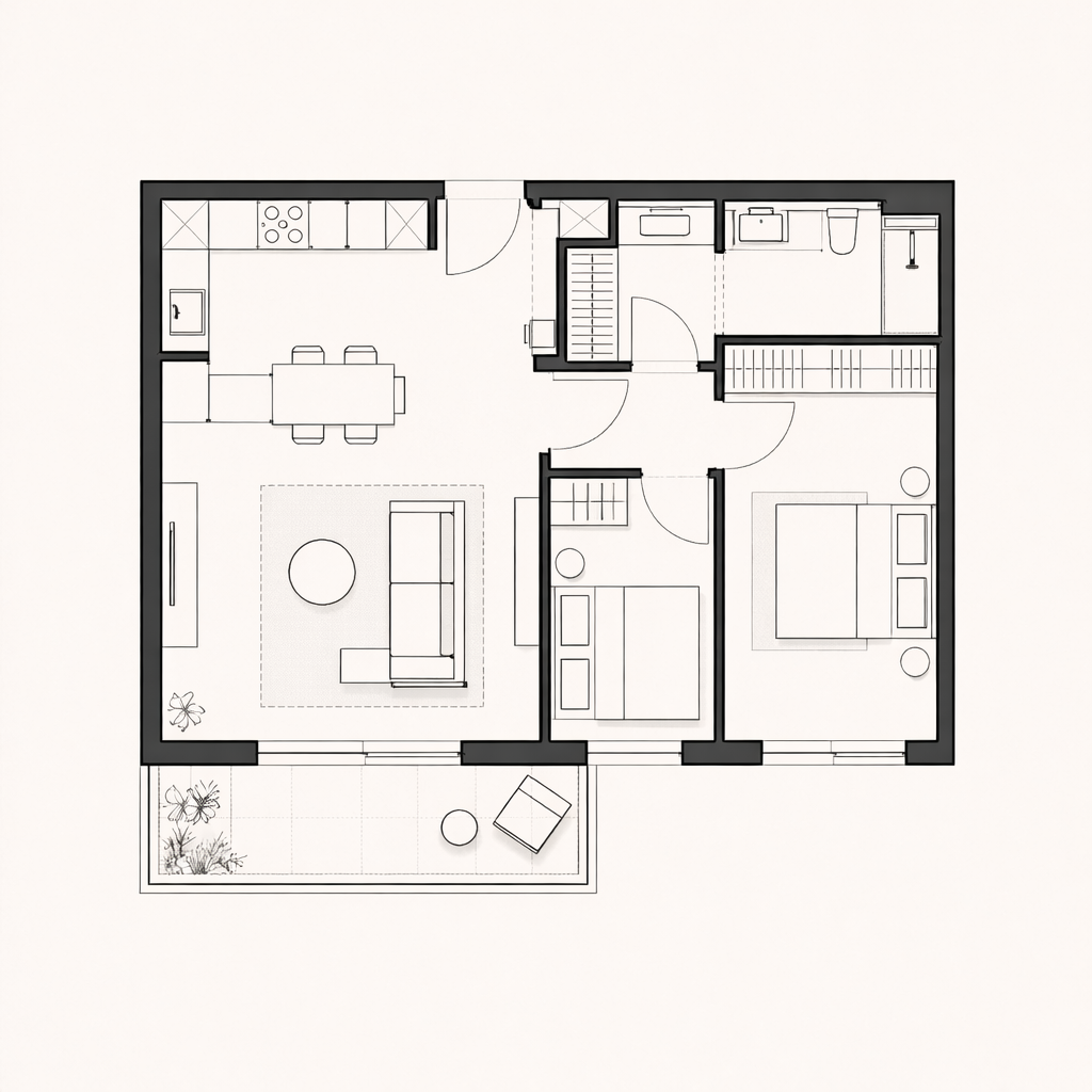 Unit 601 floor plan