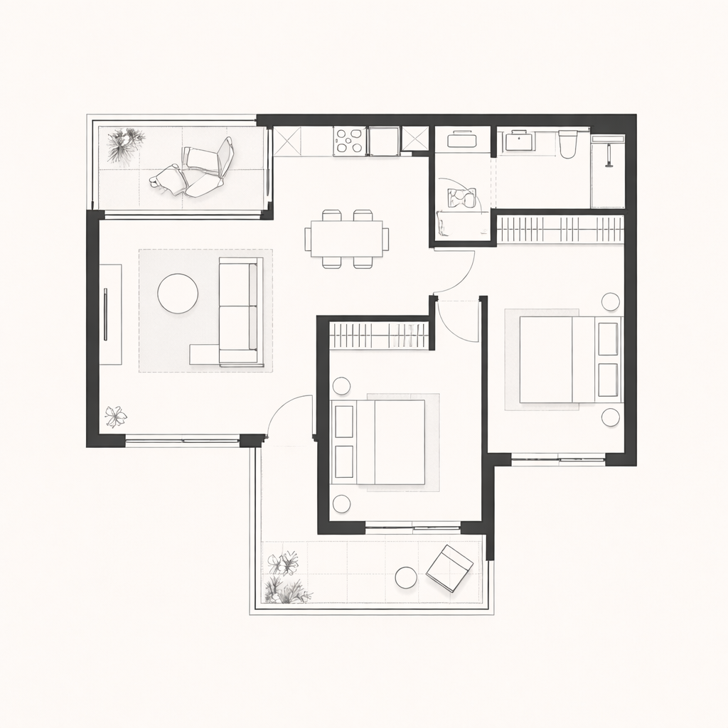 Unit 103 floor plan